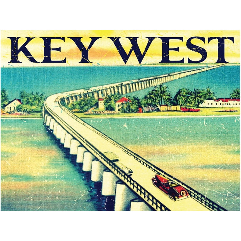 Key West Florida Metal Sign