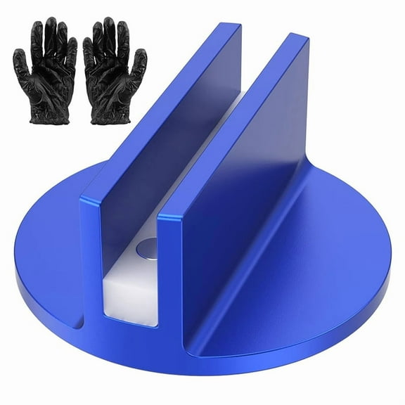 1Pcs Grooved Magnetic Jack Pad, Universal Nonslip Pinch Weld Jack Adapter,Width 0.39 Inch, for Car SUV Truck Pickup A