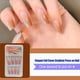 thumbnail image 4 of Juego de prensa de punta francesa Minnieouse 1 en las uñas Gradient Extra Long Fashion Full Cover Ballerina Salon Kit de manicura para niñas Tipo 13 gelatina 24 piezas Pegamento 2g, 4 of 6