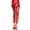 Red, variant on Women's Footless wet look suspender tights 35111-BLACK