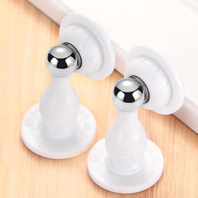 Protector magnético de pared de silicona para tapón de puerta, paquete de 2 unidades, Eccn