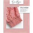 thumbnail image 5 of Jessica Simpson Girls Sweater Long Sleeve Crewneck Graphic Pullover, 5 of 7
