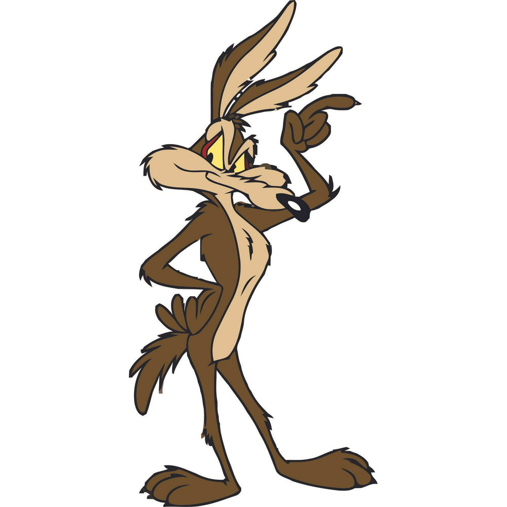 Wile E. Coyote Road Runner Cartoon Character TV Show Wall Sticker Vinyl ...