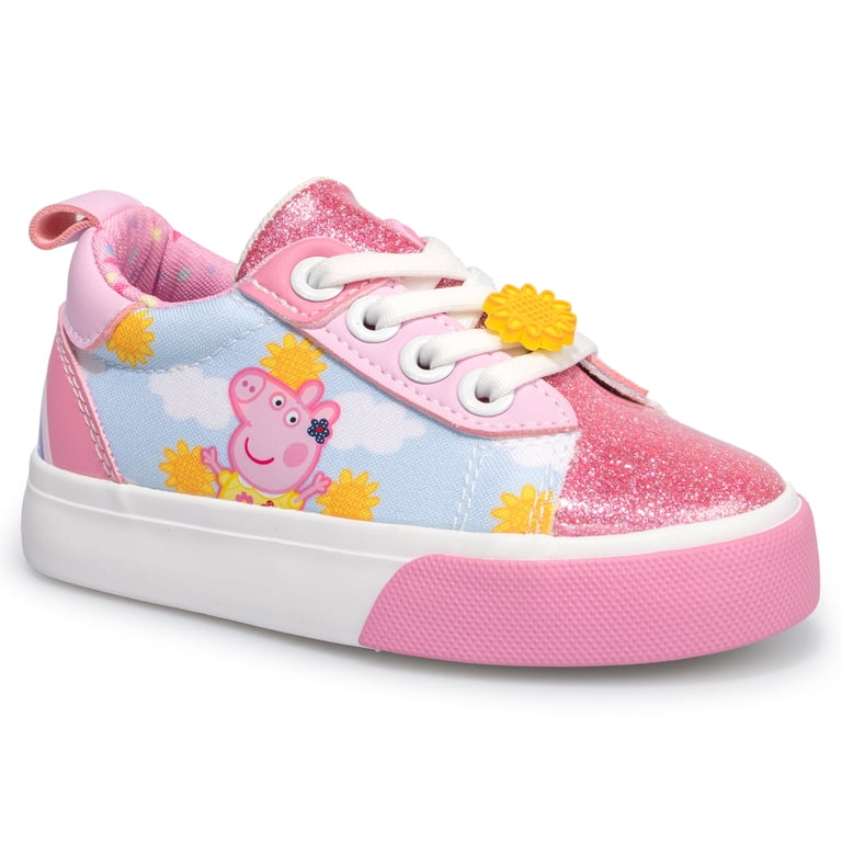 Peppa Pig Toddler Girl Low Top Court Sneaker - Walmart.com display picture 2
