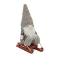 thumbnail image 2 of Melrose Set of Gnome on Sled Christmas Tabletop Plush Figures 13.5", 2 of 3