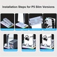 thumbnail image 3 of Support de Refroidissement PS5 avec Lumières LED, Station de Recharge Double pour Manettes avec Support pour Casque et Rangement pour CD, 3 of 11