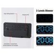thumbnail image 5 of Large Digital Wall Clock,9.5 Inch,Led Alarm Clock with Big Digits,,for Living Room Bedrooms Classroom Decor Blue, 5 of 5