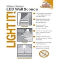 thumbnail image 3 of Fulcrum 30027-308 Utility Lights, Led Wall Sconce, White, 3 of 4