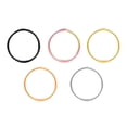 thumbnail image 1 of Shisuyan 5pcs Nose Hoops Ear Rings Stainless Steel Fake Nose Rings Body Piercing Jewelry, 1 of 8