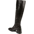 thumbnail image 3 of Sam Edelman Wade Espresso Stacked Block Heel Pointed Toe Knee High Fashion Boots (Espresso, 6), 3 of 5