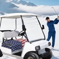 thumbnail image 4 of Aplkyhs American Flag Golf Seat Covers for Cart Golf Cart Washable Seat Cover Fits Most Golf Carts Comfortable Breathable Protect Your Golf Car Seat, 4 of 7