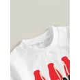 thumbnail image 6 of 4th of July Baby Boy Outfit Short Sleeve T-Shirt Shorts Set 6M 12M 18M 2Y 3Y 4Y Fourth of July Summer Clothes White 6-12 Months, 6 of 10