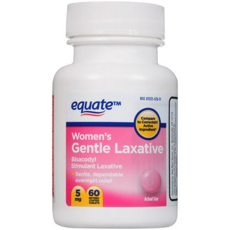 Equate Women's Gentle Laxative Coated Tablets, 5 mg, 60 (The Best Natural Laxative)