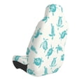 thumbnail image 2 of Wukai Turtle Full Set Car Seat Covers with Soft Padding Universal Auto Front Seats Protector and Cushion Mat, 2 of 5
