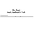 thumbnail image 2 of BELLA + CANVAS - Youth Heather Cvc Tank Top Made with 4.2 Oz 52/48 Cotton/polyester | Sleeveless Black Color Tank - 6 Pack, S Size, 2 of 6