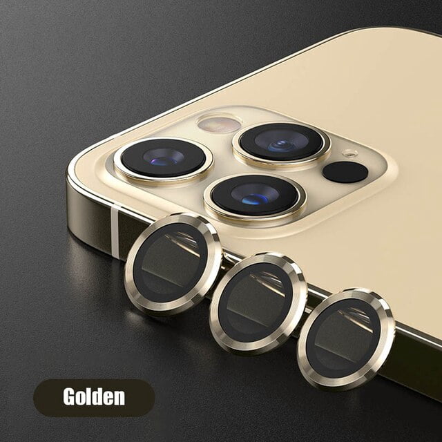 Cristal de protección de lente de cámara para iPhone 14 13 12 11 Pro Max lente anillo de Metal Protector en iPhone 12 13 Mini 14Plus 14Pro Max película Dengxun unisex