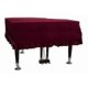 thumbnail image 1 of Velvet Grand Piano Cover Piano Cover-antistatic Non-stick Ash-hao-Good, 1 of 1