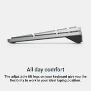 Dell Pro Plus Keyboard and Mouse KM7321W 2.4GHz Wireless Bluetooth Programmable Titan Gray