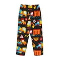 thumbnail image 5 of Kll Womens Construction Truck Print Pajama Pants Soft Pajama Bottoms For Women Cozy Lounge Pants, 5 of 9