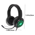 thumbnail image 3 of Kids Headphones Wired Toddler with Microphone, Over-Ear Headphones, 85/94dB Volume-Limiting, 3.5mm Jack, Foldable On-Ear Design - Safe & Comfortable for Learning & Entertainment, Black, 3 of 7