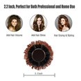thumbnail image 3 of 1-Pack 2.2-Inch Round Hair Brush with Natural Wood Handle – Styling & Blow Drying Brush for Volume, Curling & Smoothing, Anti-Frizz Barrel Brush for All Hair Types TIKA, 3 of 4