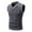 Dark Gray_001, variant on Domuza Men's Sweater Vests Casual Retro Sleeveless V Neck Classic Fit Knitt Sweaters Fall Winter Thermal Trendy Soft Comfortable Pullover Tops Dark Gray L