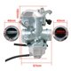 thumbnail image 2 of 1x Motorcycle Carburetor Fits for XR350 1985 16100-KN5-673 16100-KN5-674 Replacement Replace, 2 of 7