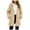 Beige, variant on Womens Fleece Zip Up Jacket with Pockets Oversized Long Sherpa Hoodie Fuzzy Jackets Warm Teddy Coat (Grey, XXL)