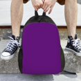 thumbnail image 6 of Rocae Purple print Computer bag with separate compartment, suitable for 15 inch laptop backpack, gift for men and women, 6 of 8