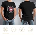 thumbnail image 5 of Emotional Support Husband Quirky Men's Cotton Short Sleeve HD Print Tee for Casual T-Shirt Crew Neck Top Black L, 5 of 7