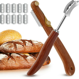 Wooden Bread Knife Slicer Cutter Storage Bag Round Bread Lame Dough Scoring  Slashing Tool Bread Scorer Blade DIY Sourdough Bread
