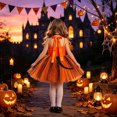 thumbnail image 3 of Faraee Tutu Dress for Girls Sparkly Sequin Tulle Princess Birthday Party Halloween Outfit Toddler Black Cat Costume, 3 of 7