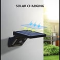 thumbnail image 3 of Naiovety Lámpara de pared Solar para PC, desmontable, gran angular, recargable, con pilas, IP65, resistente al agua, con detección de movimiento, Iluminación y accesorios Blanco 6000K Naiovety HA073290-02, 3 of 6