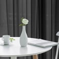 thumbnail image 3 of YEAHOME Black Sheer Curtains 95 inches Long 2 Panels Set, Sheer Curtains for Living Room/Bedroom, Rod Pocket Voile Sheer Panel Drapes, 2pcs, Each 52" Width x 95" Long, 3 of 9