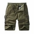 thumbnail image 2 of Aimik Cargo Shorts for Men Multi Pocket Plus Size Mens Shorts with Inner Lining Summer Cotton Breathable Shorts for Daily, 2 of 6