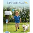 thumbnail image 3 of Automatic Handheld Bubble Machine, Outdoor Standing Light up Bubble Blower, Electric Stand up Bubbles Maker with Lights Music, Rechargeable for Party Wedding Play, Adjustable Height, 3 of 7