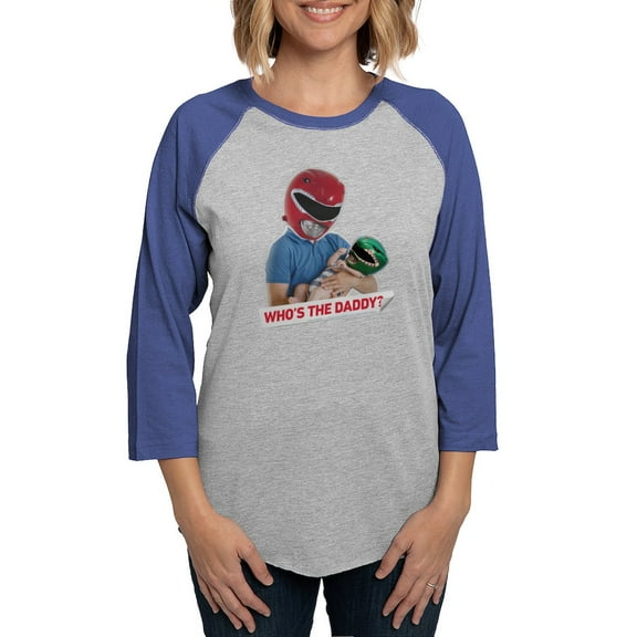 CafePress - Power Rangers Who's The D Women's Baseball T Shirt - Womens Baseball Tee