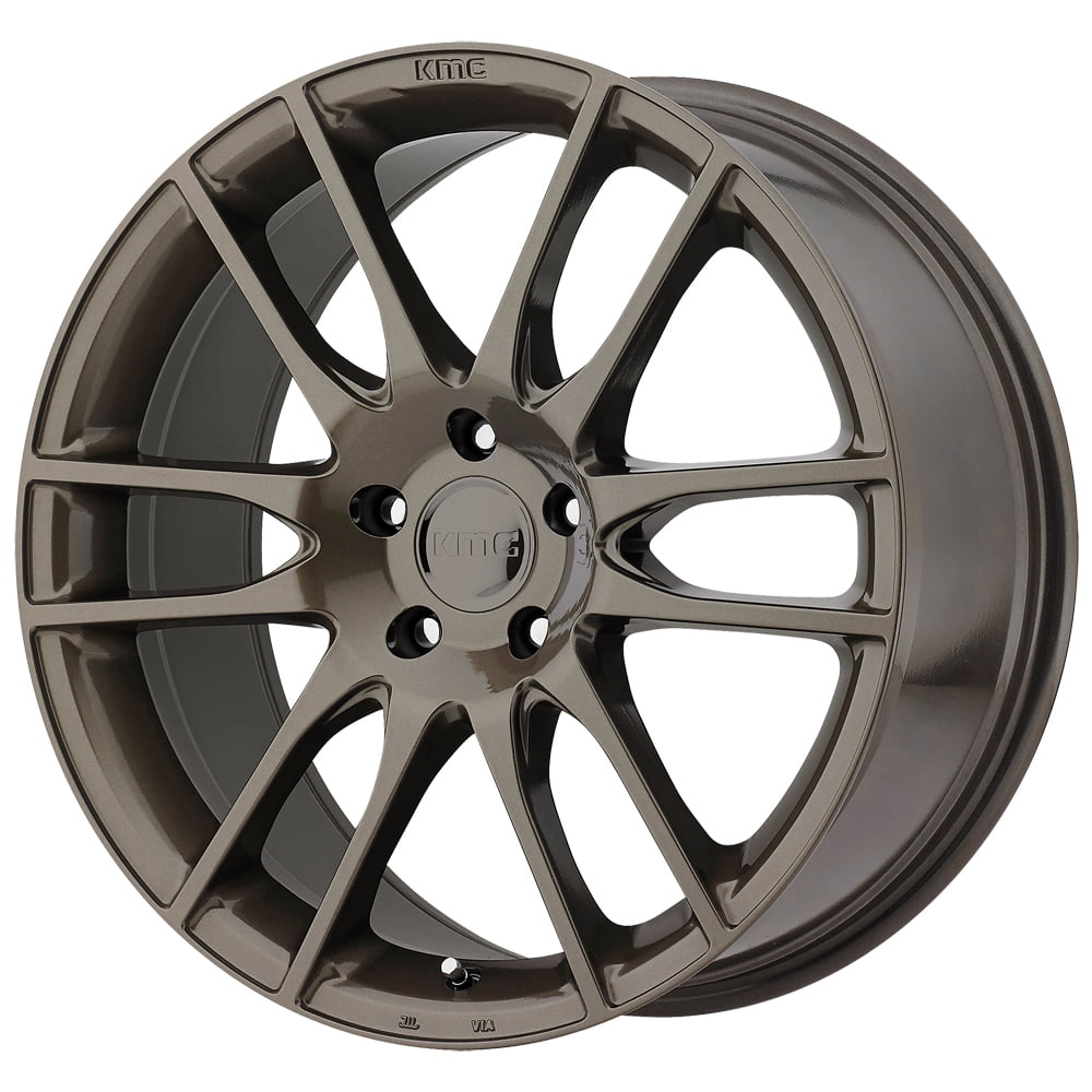 20" Inch 20x8.5 KMC KM696 Pivot 5x112 +35mm Bronze Wheel Rim Walmart