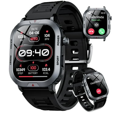 STA Smart Watch,IP68 Waterproof Smartwatch for Women Men 180  Sports Modes,2.01-inch Fitness Tracker with Bluetooth Call(Answer/Make Calls) STA Smartwatch Compatible with Android and iPhone (Black)