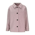 thumbnail image 5 of YueHuiYing Women's Oversized Collar Cardigan Button Cardigans Chunky Knit Long Sleeve Slouchy Sweaters Coat with Pockets, 5 of 6