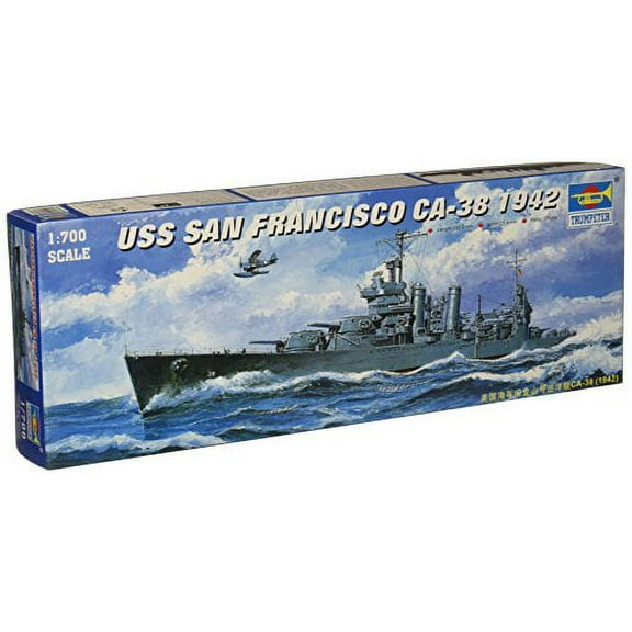 Trumpeter 5746 US Heavy Cruiser San Francisco 1942 1/700 Scale Plastic Model Kit