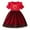 Red A3, variant on Hrsba Casual Dress for Girls,3-8years Girls' Fashion Punctuate Mesh Fly Sleeve Tie Short Sleeved Round Neck Dress,Kids Summer Dress,Pink ,100