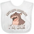 thumbnail image 3 of Inktastic Hip Hiphooray I'm One Boys or Girls Baby Bib, 3 of 4