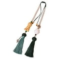 thumbnail image 1 of Shangren Buddha Statue Hanging Ornament Dangle Accessory Car Rear View Mirror Pendant Green with Gift Box, 1 of 8