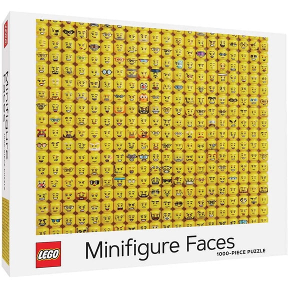 Lego: Lego Minifigure Faces Puzzle (Jigsaw)