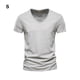 thumbnail image 5 of Minnieouse Ropa africana cultural para entusiastas de la moda masculina Hombres africanos Traje tradicional Ropa africana para hombres Camisetas gris claro,1 s, 5 of 6