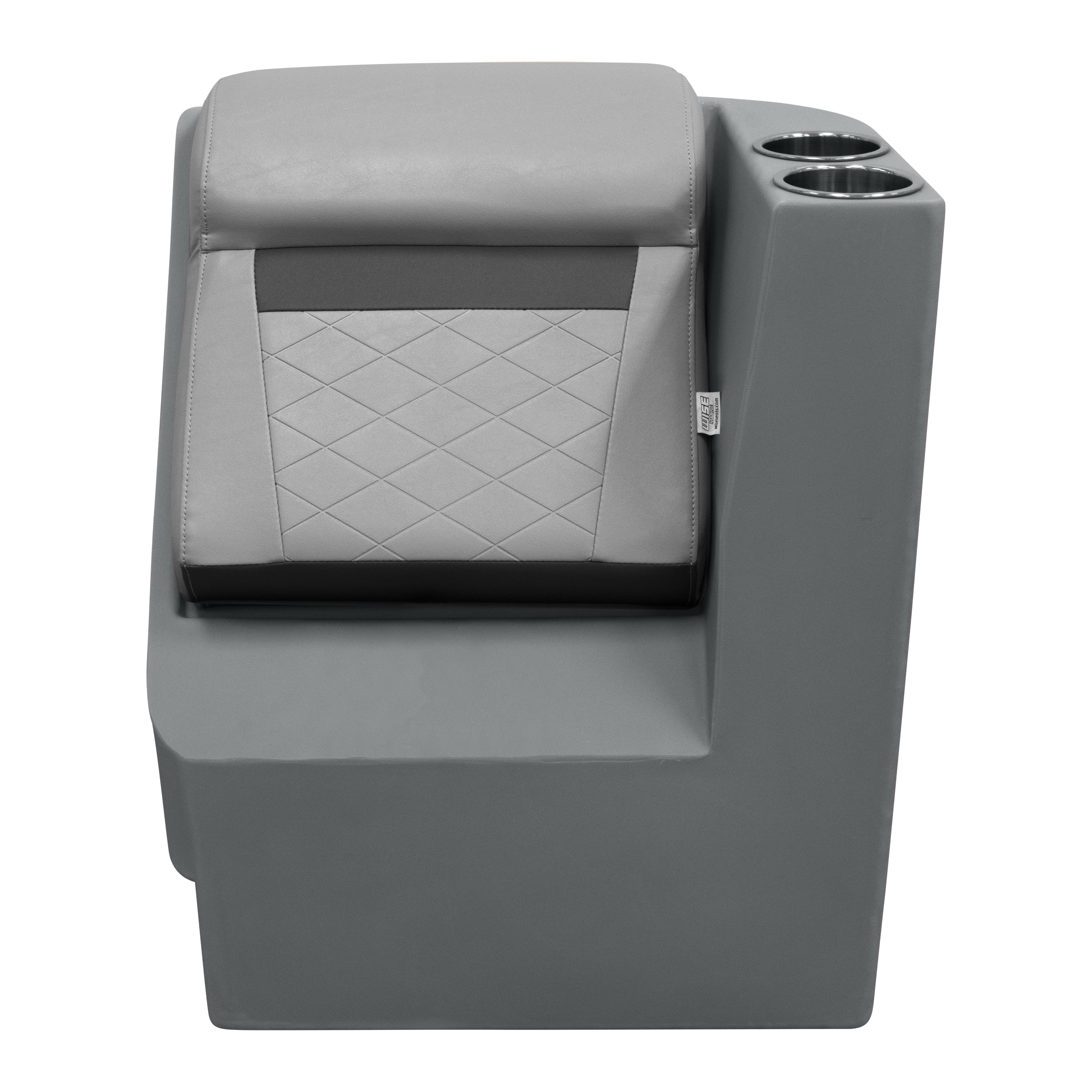 Wise DLX1305R-1905 DLX Series Pontoon Right Radius Lean Back Recliner - Marble / Reef Stone