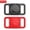 Black + Red, variant on YUNOVA 2 Pack IP68 Waterproof Dog AirTag Holder, Ultra-Lightweight Silicone Pet Collar Case, Compatible with Apple AirTag, Anti-Lost GPS Tracking Accessories for Dogs