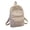 Khaki, variant on Corduroy Backpack For Women College Style Striped Pink Velvet Shoulder Bag Laptop Compatible 1 Count