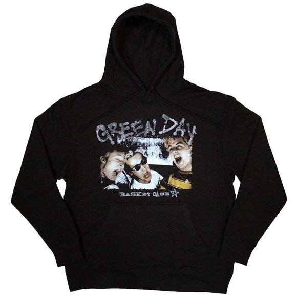 Green Day Adult Basket Case Star Hoodie
